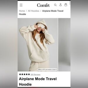Comfrt airplane mode hoodie